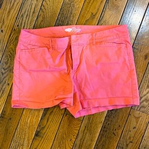 Old Navy Coral shorts, size 12